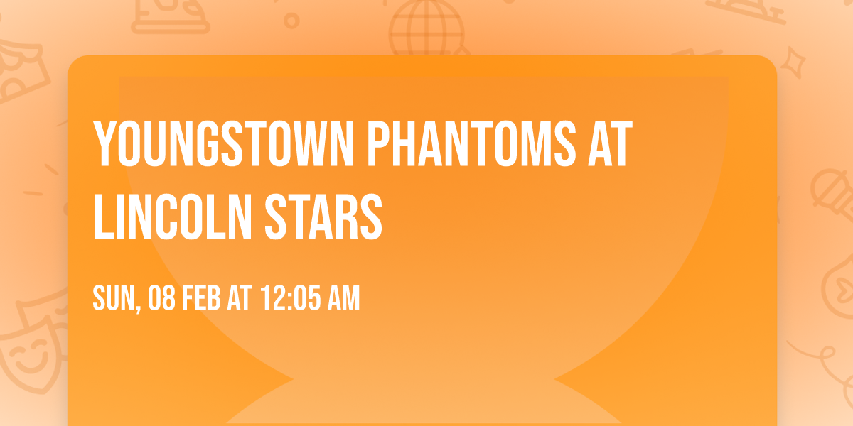 Youngstown Phantoms at Lincoln Stars