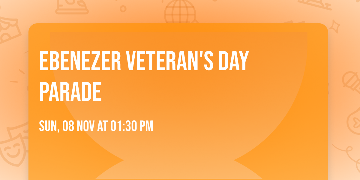 Ebenezer Veteran's Day Parade