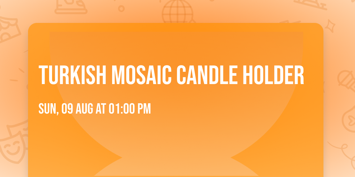 Turkish Mosaic Candle Holder