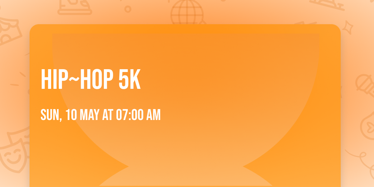 Hip~Hop 5k