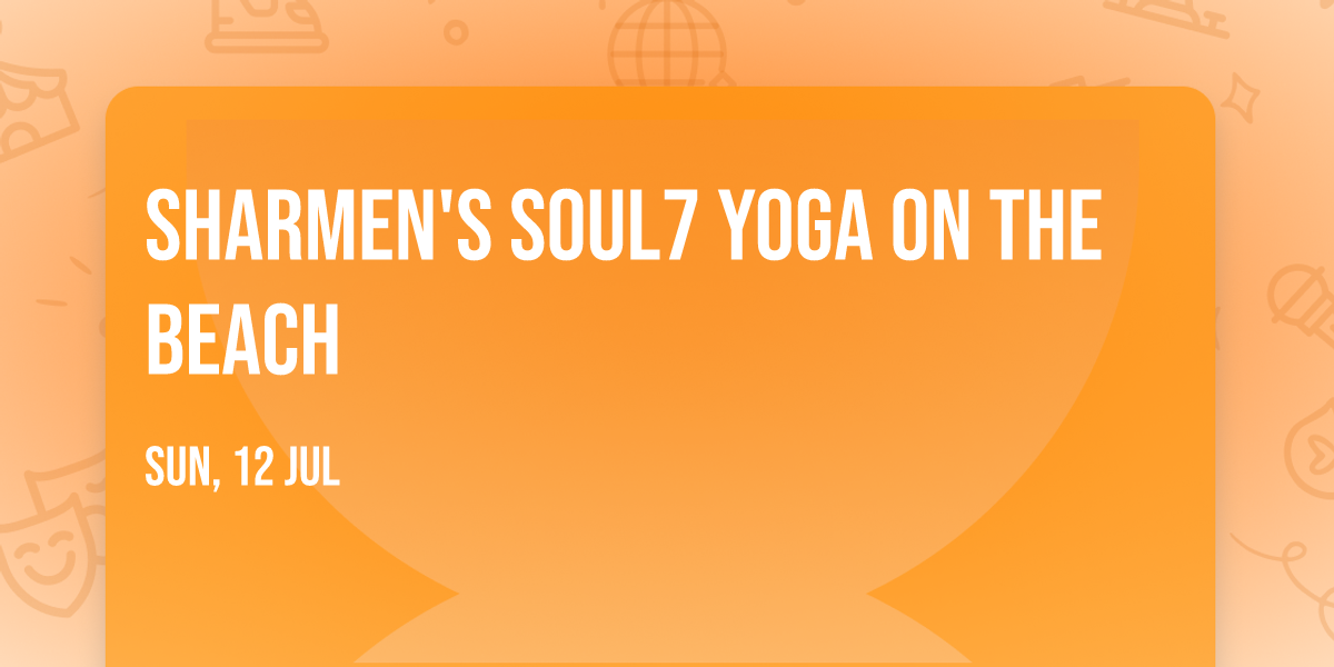 Sharmen's Soul7 Yoga on the Beach