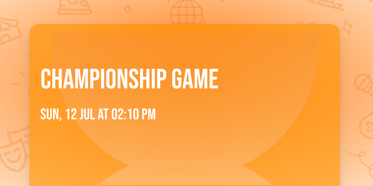CHAMPIONSHIP Game