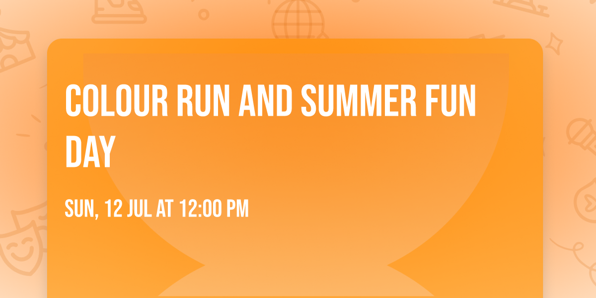 Colour Run and Summer Fun Day