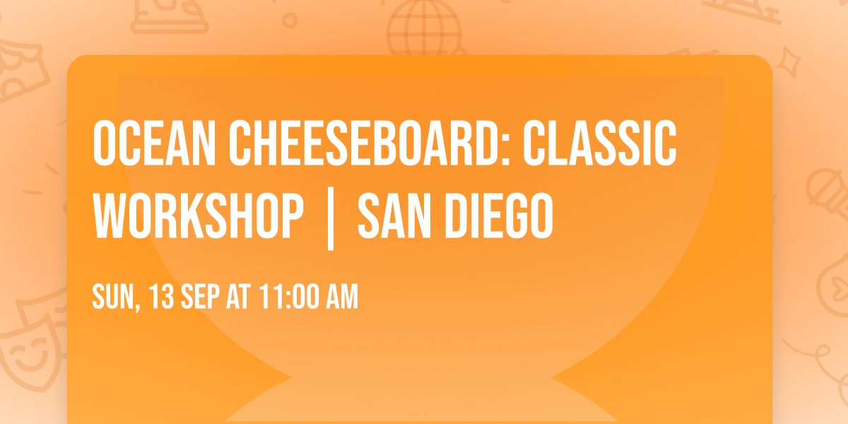 Ocean Cheeseboard: Classic Workshop | San Diego