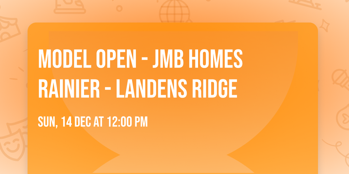 MODEL OPEN - JMB Homes Rainier - LANDENS RIDGE