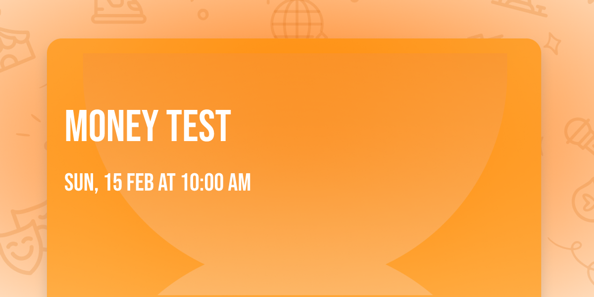 Money Test