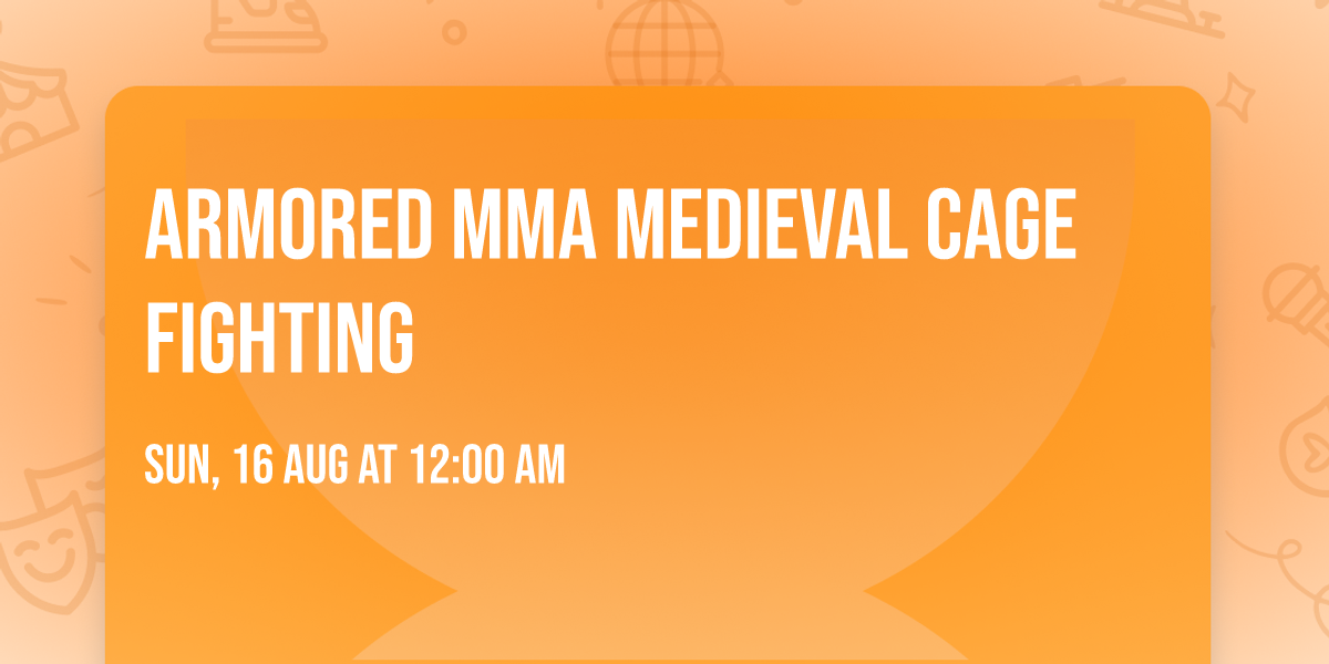 Armored MMA Medieval Cage Fighting