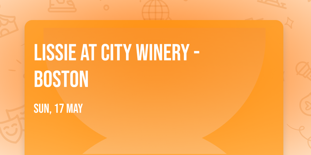 Lissie at City Winery - Boston