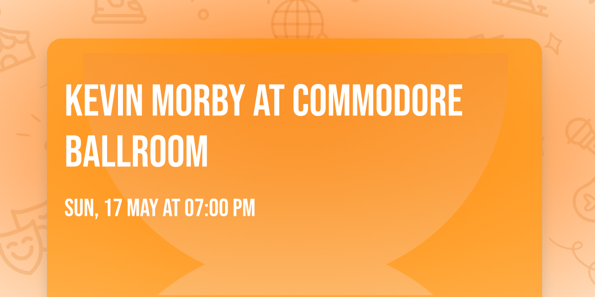 Kevin Morby at Commodore Ballroom