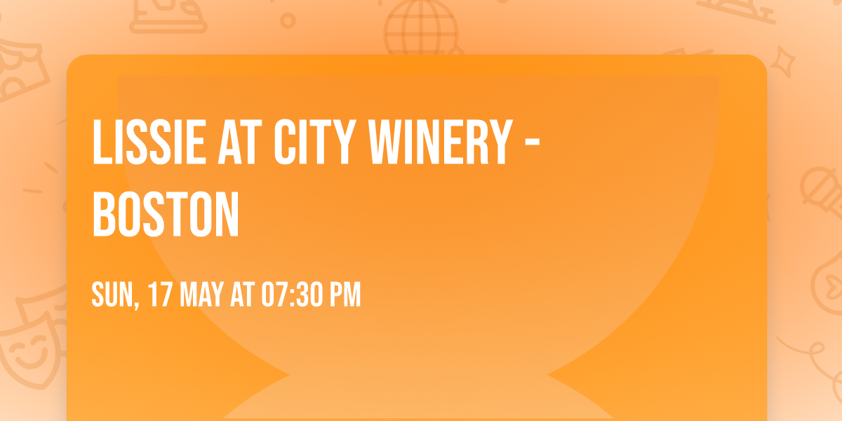 Lissie at City Winery - Boston