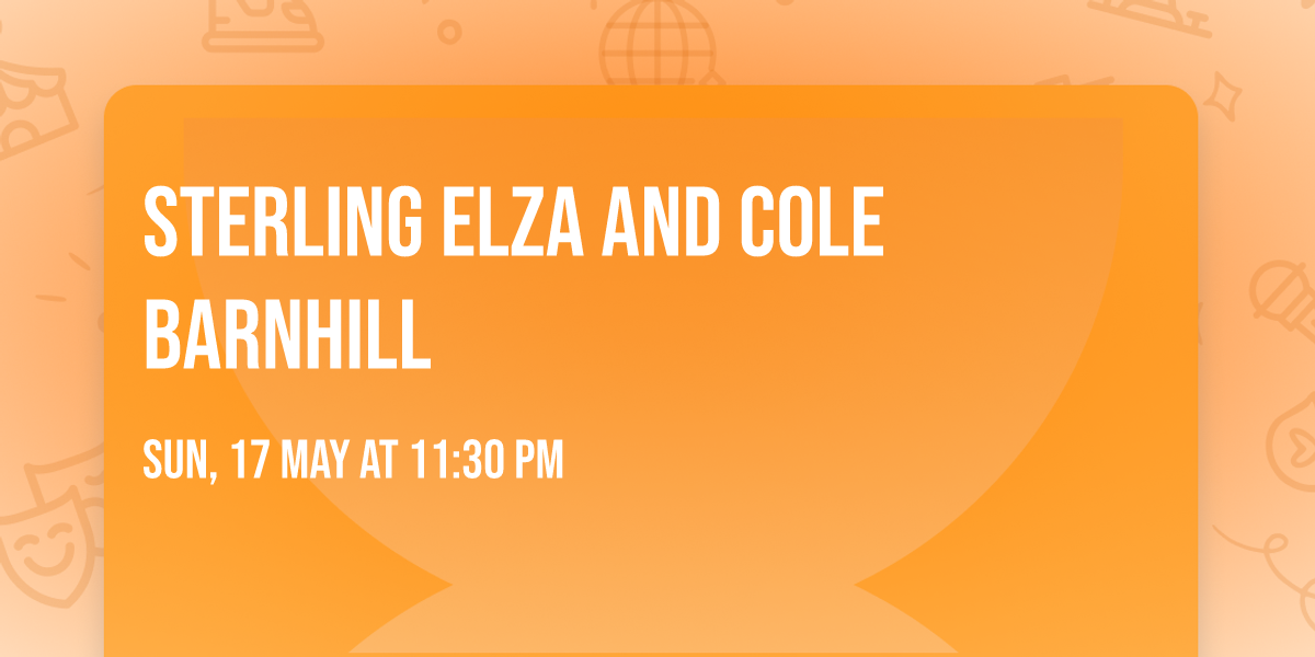 Sterling Elza and Cole Barnhill