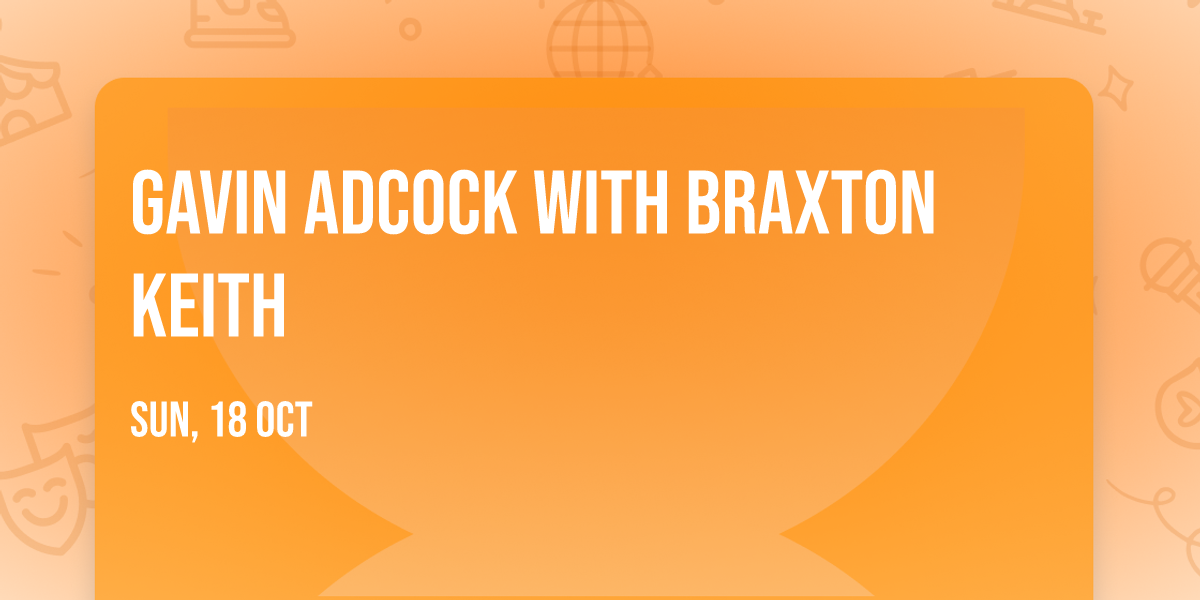 Gavin Adcock with Braxton Keith