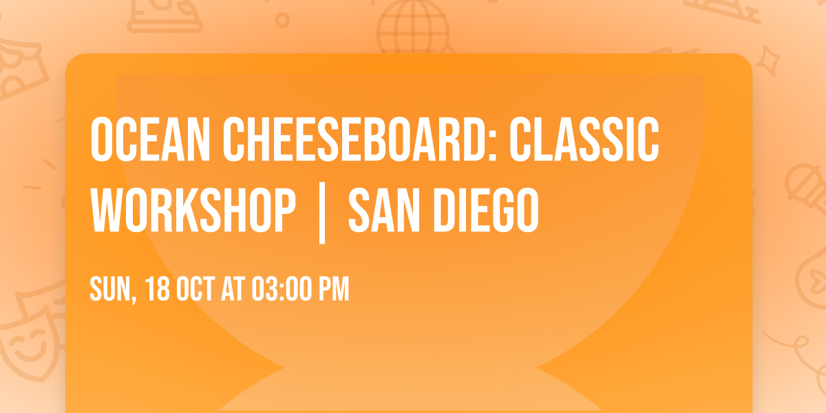 Ocean Cheeseboard: Classic Workshop | San Diego