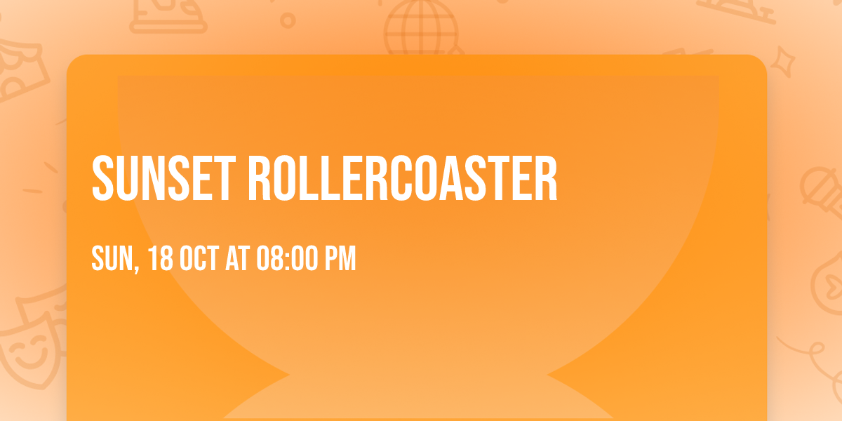 Sunset Rollercoaster