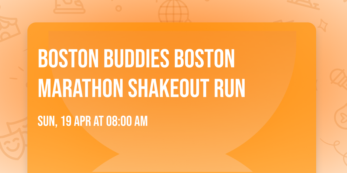 Boston Buddies Boston Marathon Shakeout Run\ud83e\udd84