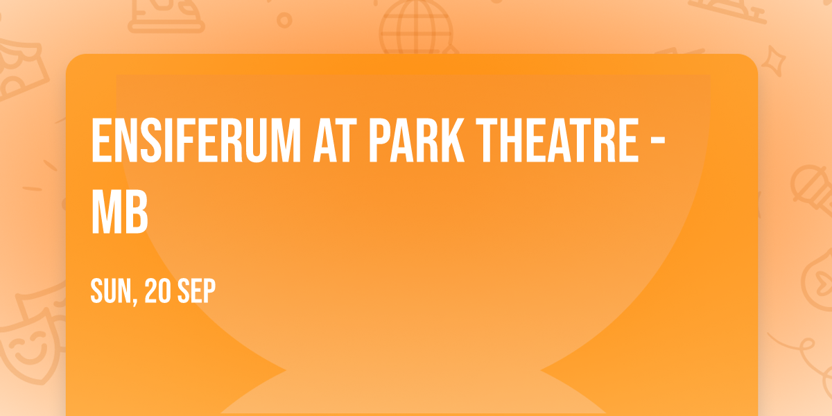 Ensiferum at Park Theatre - MB