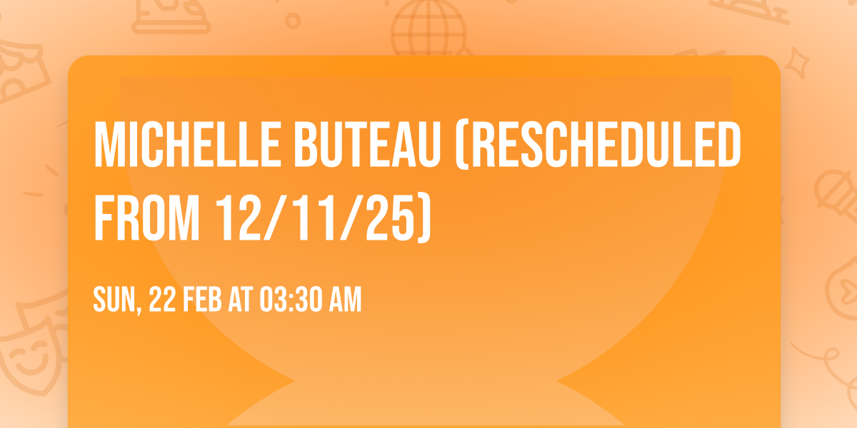 Michelle Buteau (Rescheduled from 12\/11\/25)