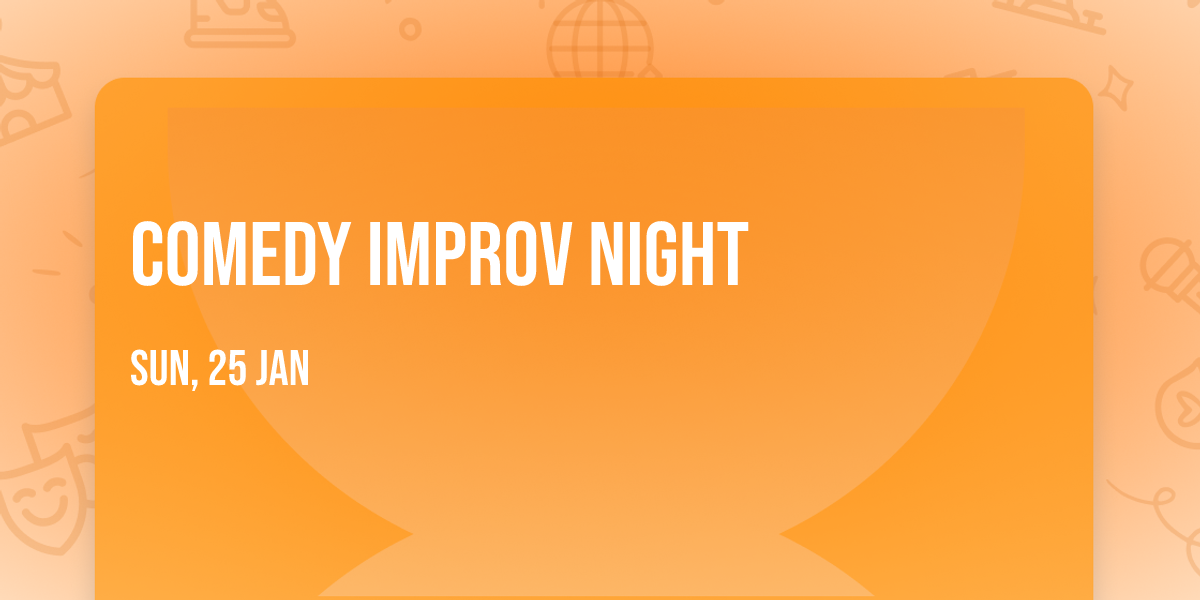 Comedy Improv Night
