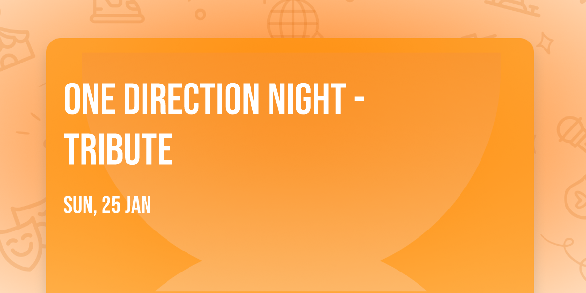 One Direction Night - Tribute