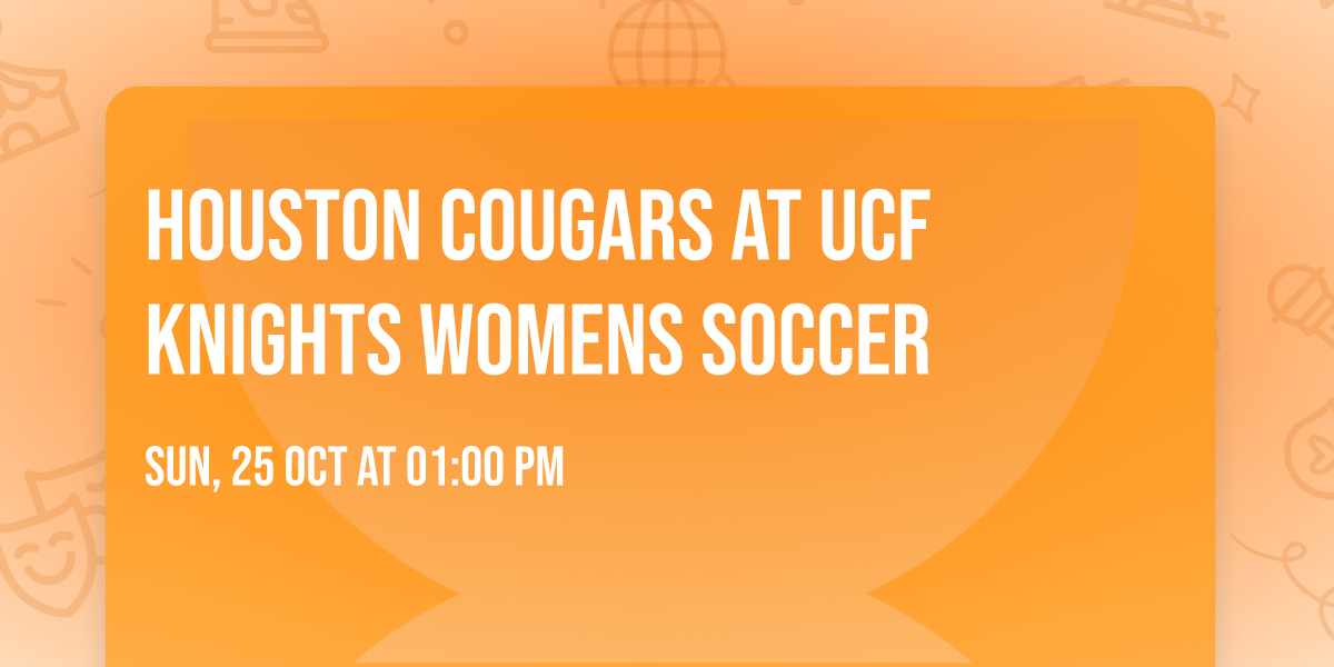 Houston Cougars at UCF Knights Womens Soccer