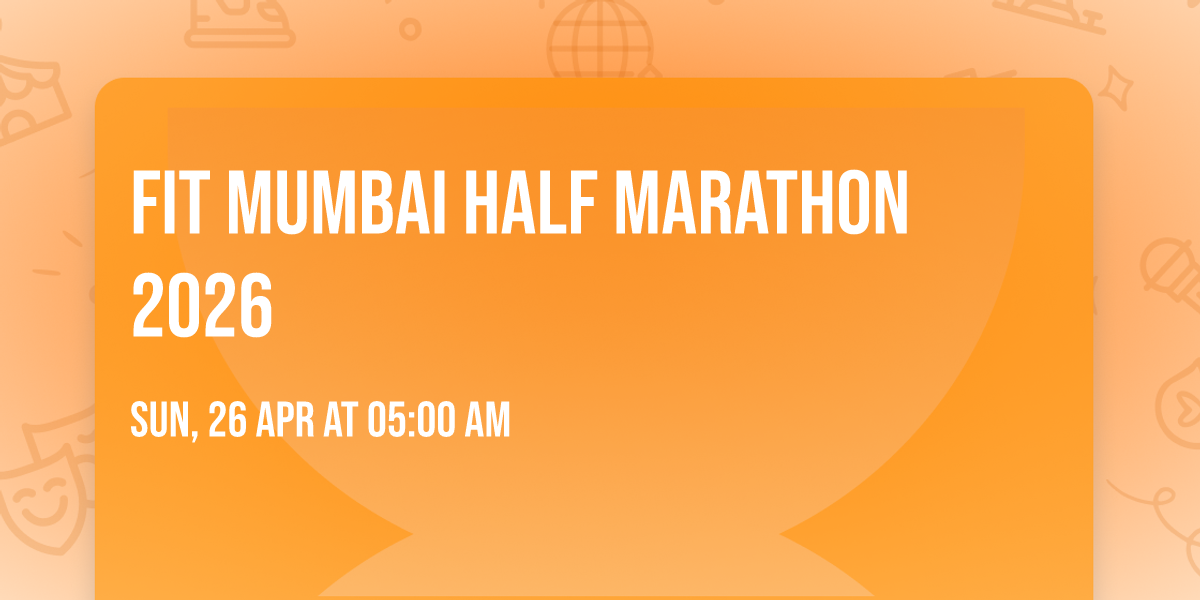Fit Mumbai Half Marathon 2026