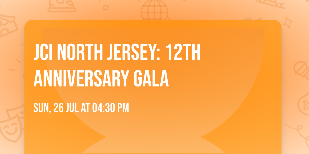 JCI North Jersey: 12th Anniversary Gala