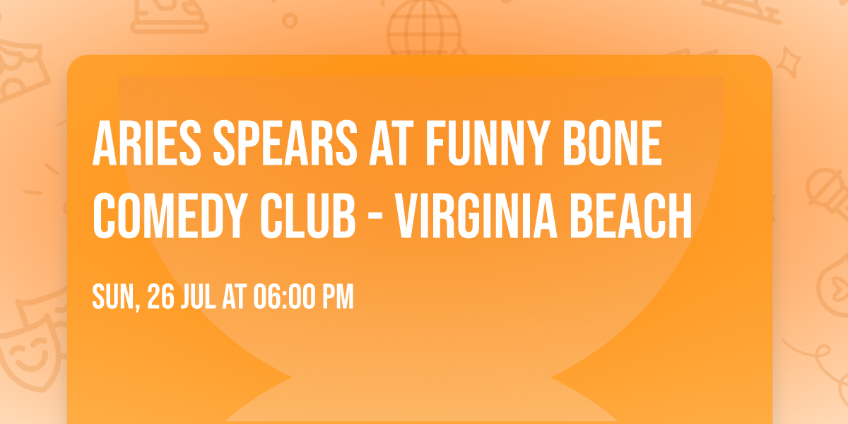Aries Spears at Funny Bone Comedy Club - Virginia Beach