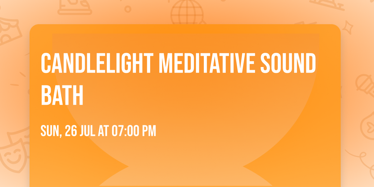 Candlelight Meditative Sound Bath