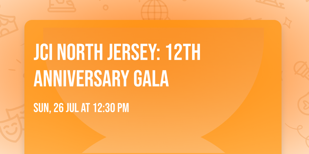 JCI North Jersey: 12th Anniversary Gala