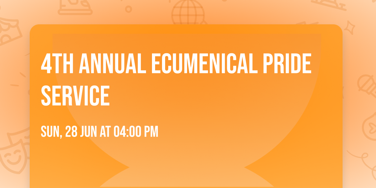 4th Annual Ecumenical Pride Service