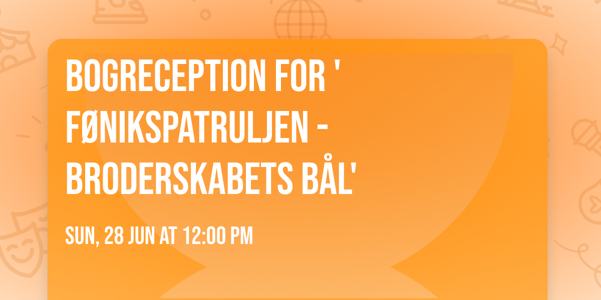 Bogreception for 'F\u00f8nikspatruljen - Broderskabets b\u00e5l' 