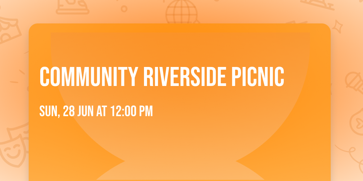 Community Riverside Picnic