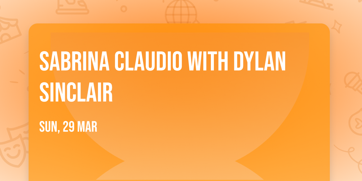 Sabrina Claudio with Dylan Sinclair