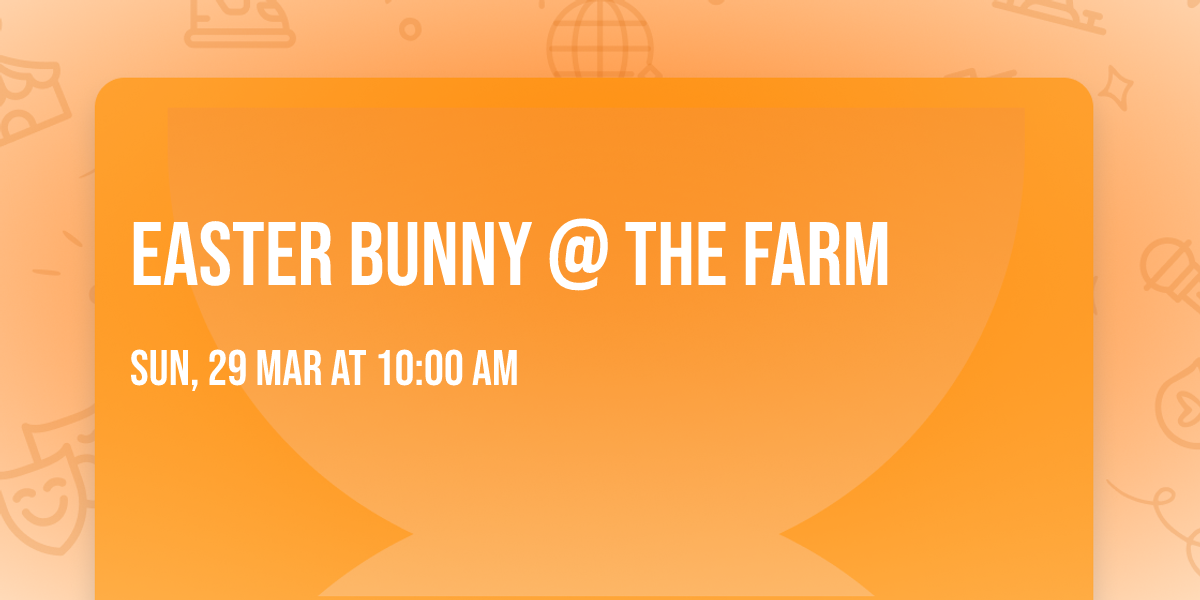 Easter Bunny @ the Farm