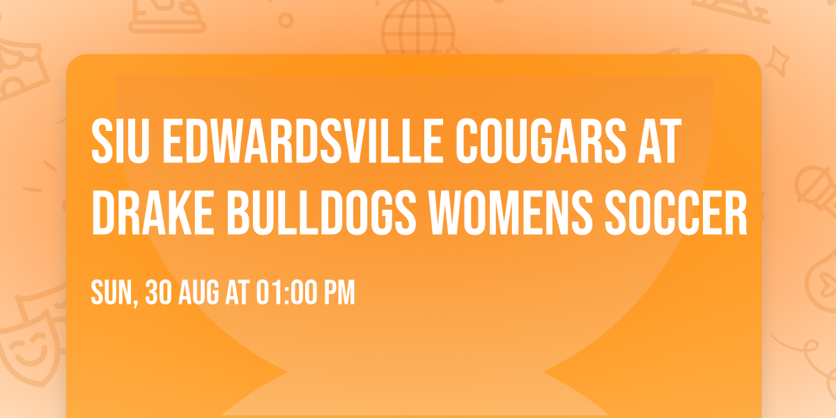 SIU Edwardsville Cougars at Drake Bulldogs Womens Soccer