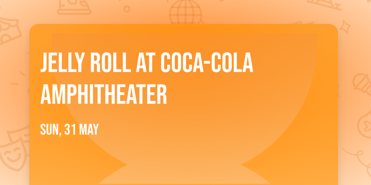 Jelly Roll at Coca-Cola Amphitheater