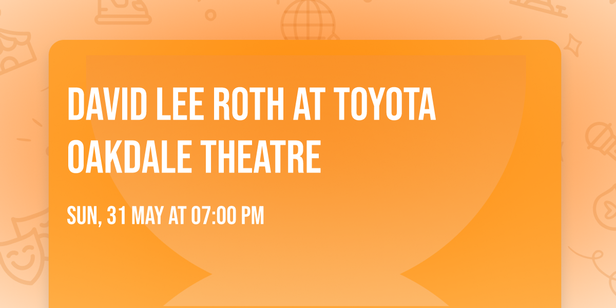 David Lee Roth at Toyota Oakdale Theatre