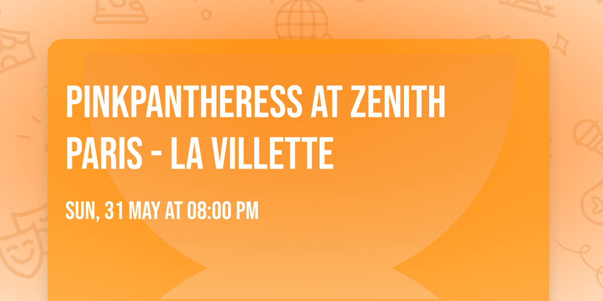 PinkPantheress at Zenith Paris - La Villette
