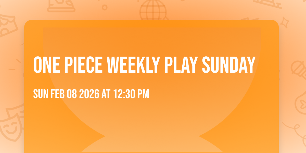 One Piece Weekly Play Sunday
