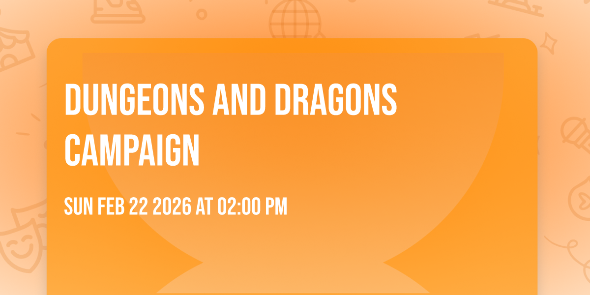 Dungeons and Dragons Campaign 