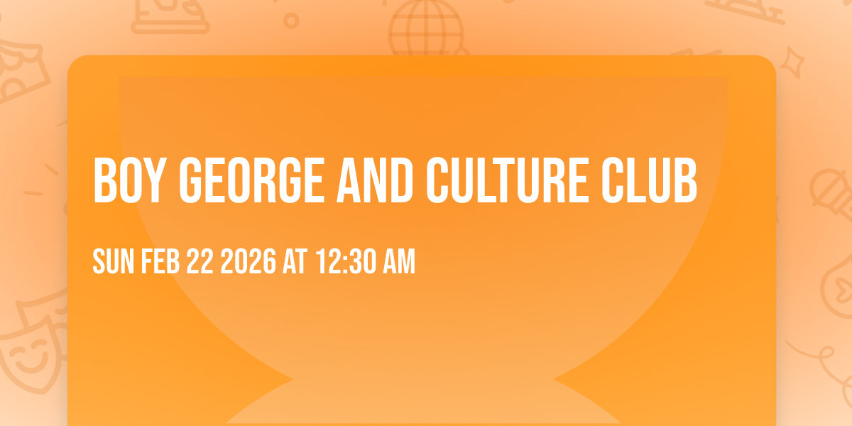 Boy George and Culture Club