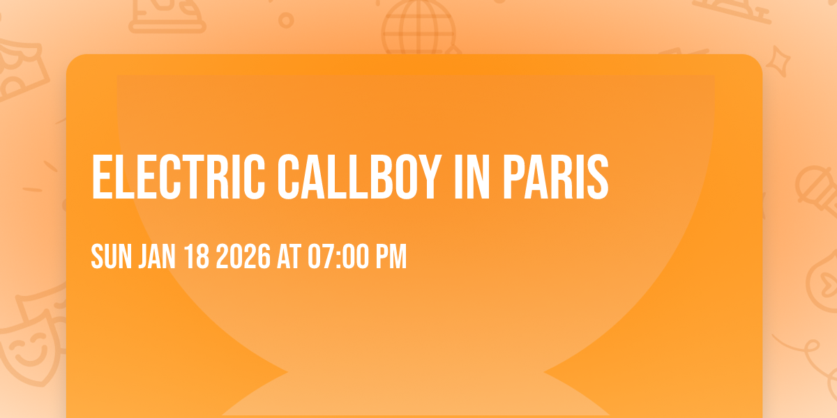 Electric Callboy in Paris