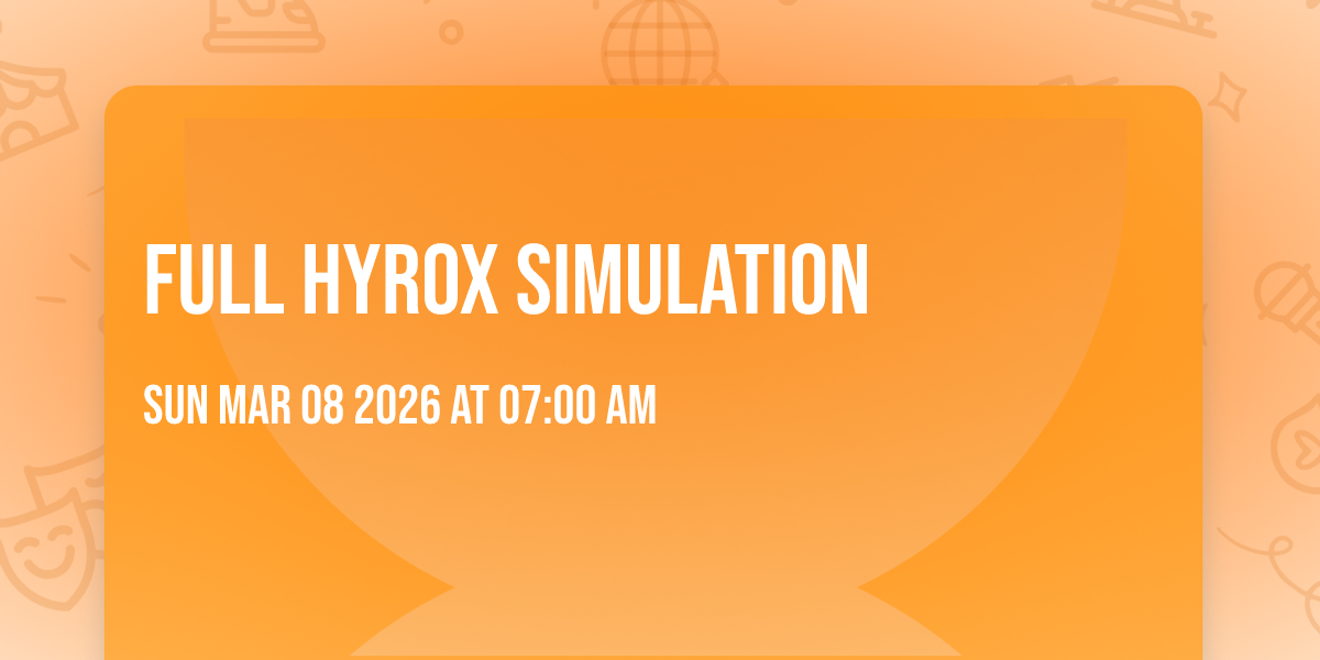 Full Hyrox Simulation