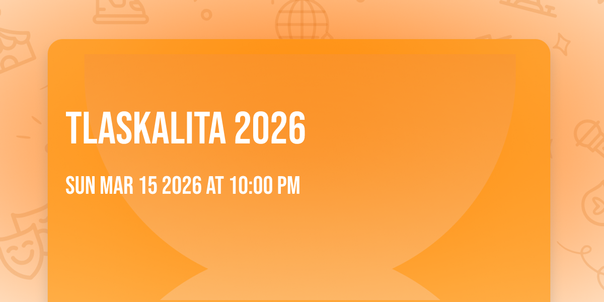 Tlaskalita 2026
