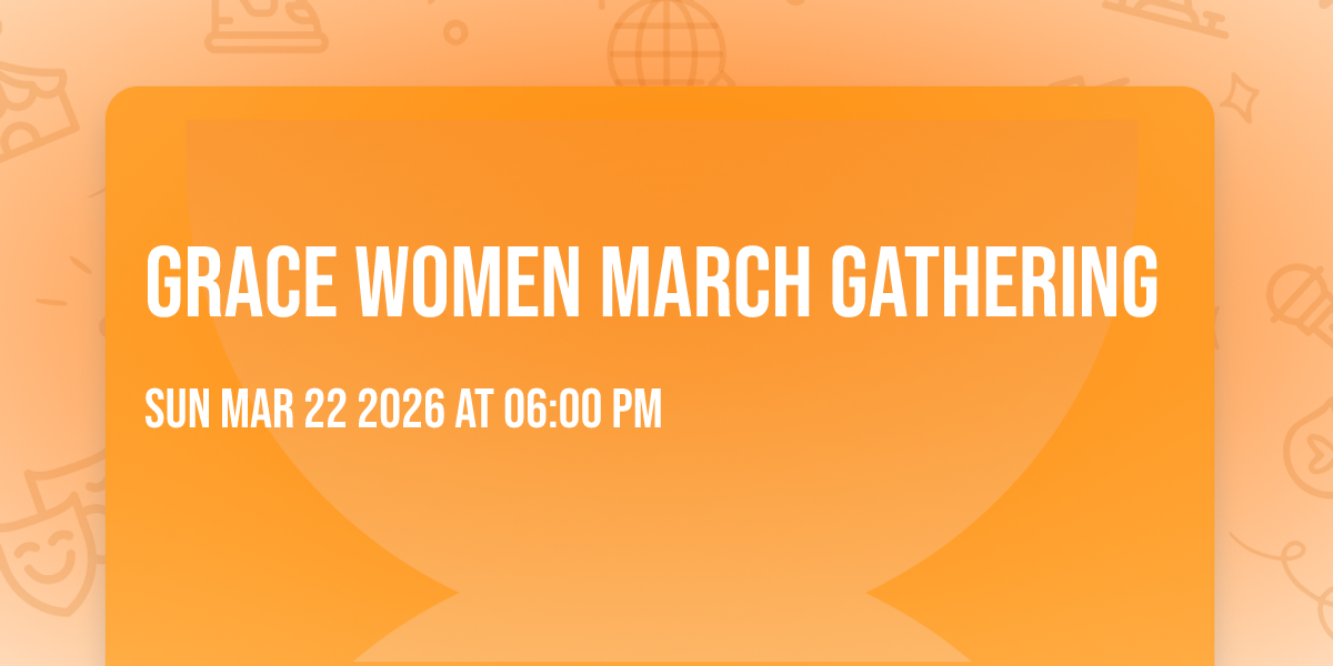 Grace Women March Gathering