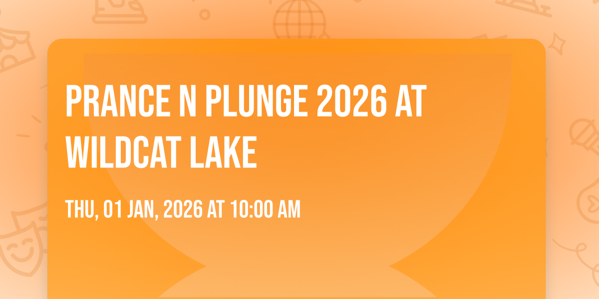 Prance N Plunge 2026 at Wildcat Lake