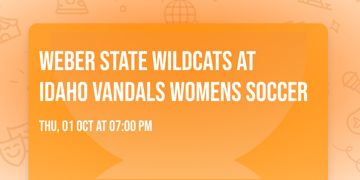 Weber State Wildcats at Idaho Vandals Womens Soccer