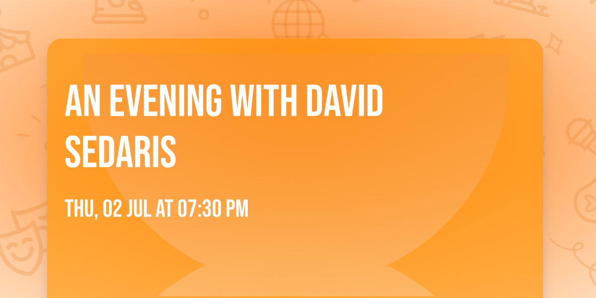 An Evening with David Sedaris