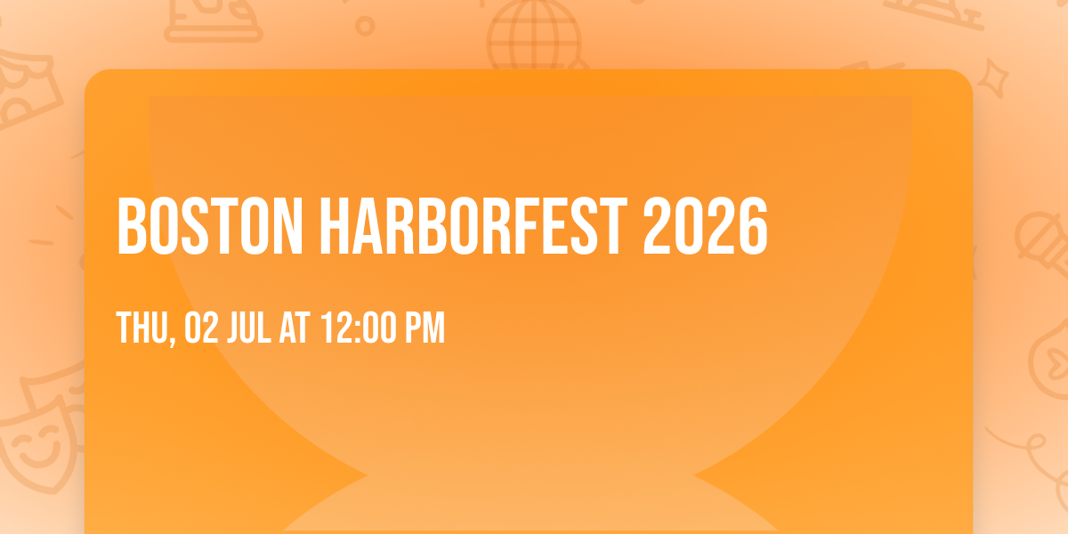 Boston Harborfest 2026
