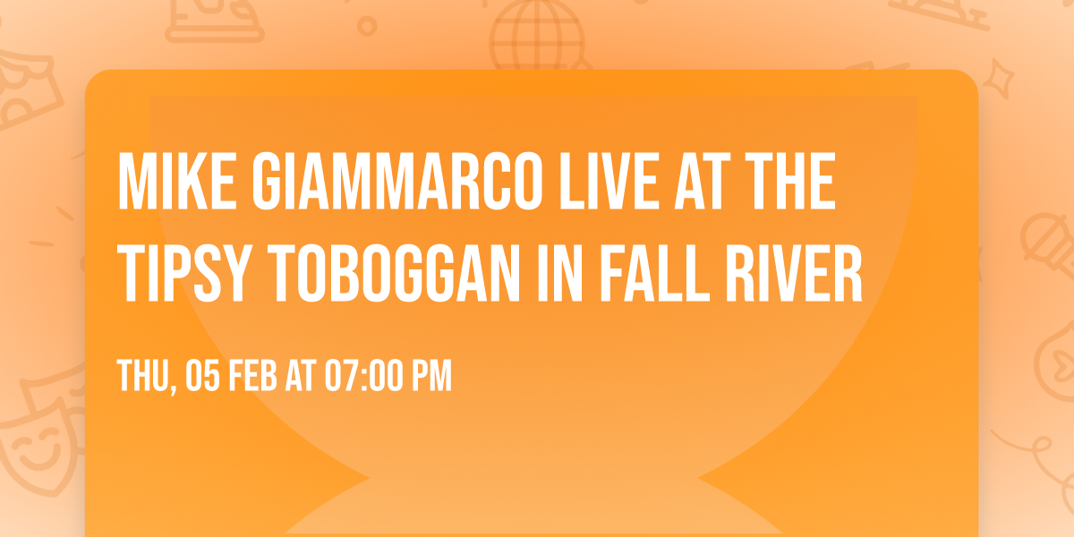Mike Giammarco Live at The Tipsy Toboggan in Fall River